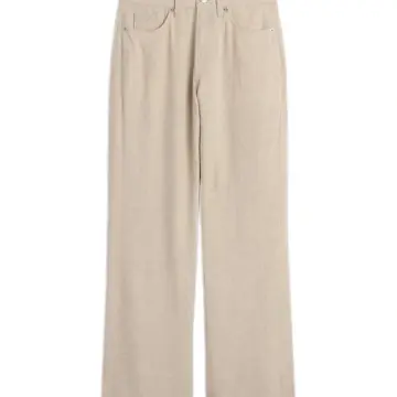 Light Beige Wide Leg Pants