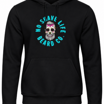 Black Graphic Pullover Hoodie